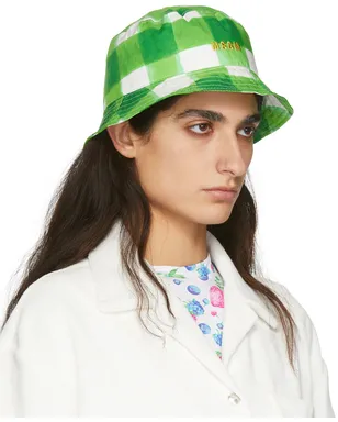 MSGM プレイド バケットハット - サムネイル2