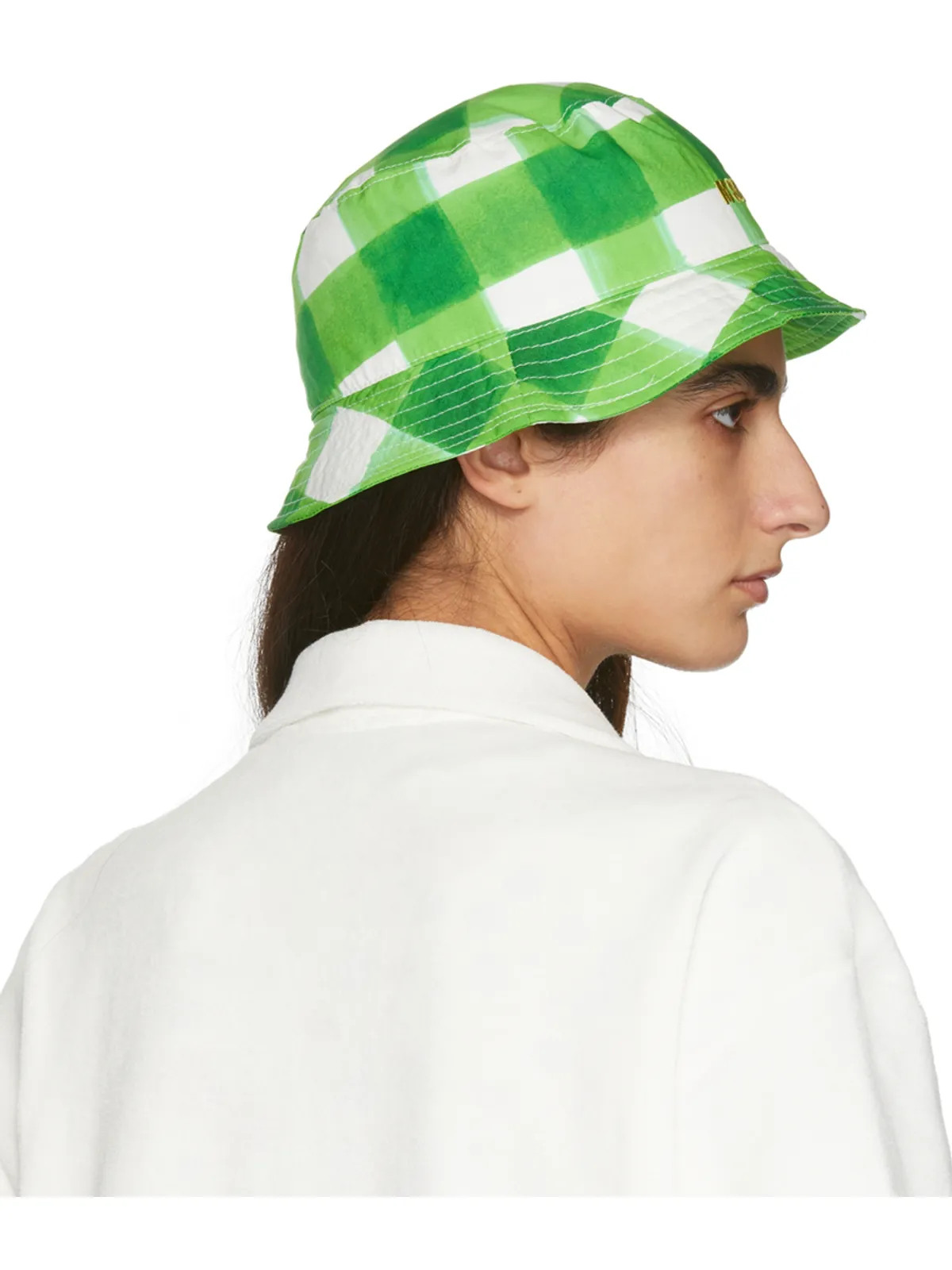 MSGM プレイド バケットハット - 画像3