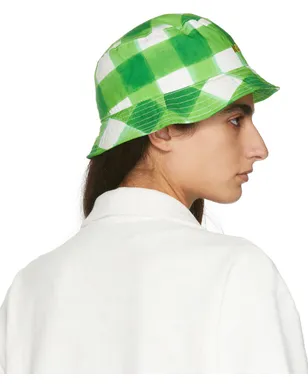 MSGM プレイド バケットハット - サムネイル3
