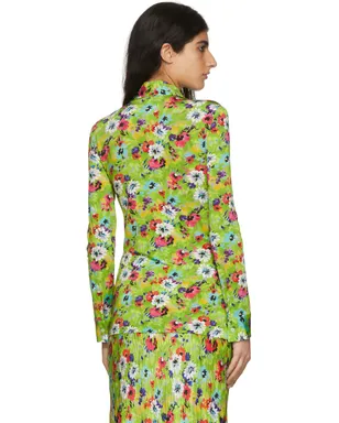 MSGM ビスコース シャツ - サムネイル3