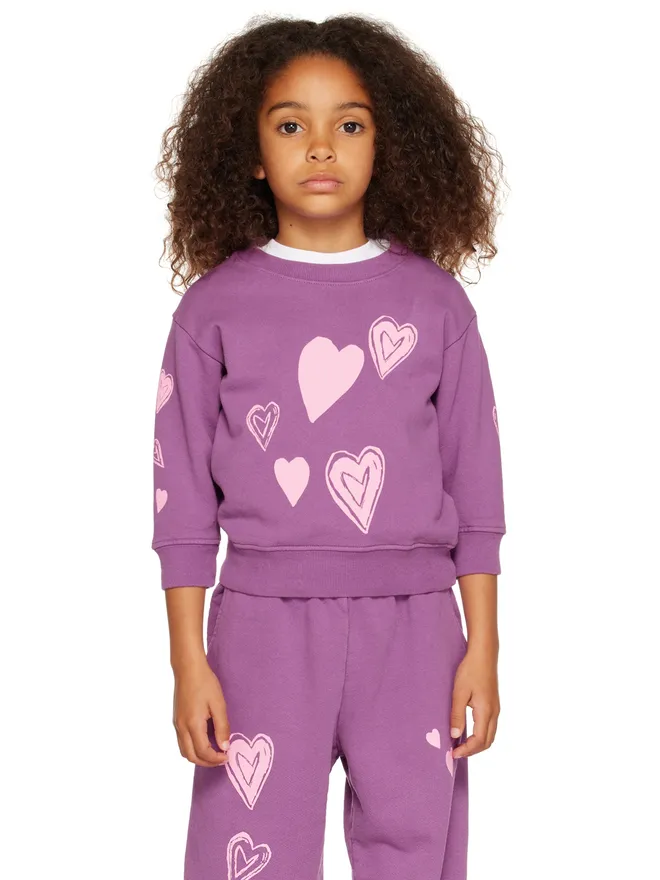 Kids Worldwide Kids Worldwide キッズ｜SSENSE限定 Heart スウェットシャツの商品画像