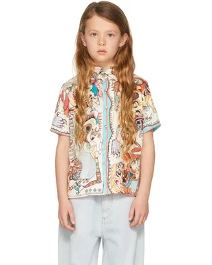 Endless Joy キッズ｜SSENSE限定 Barong 半袖シャツ - サムネイル1