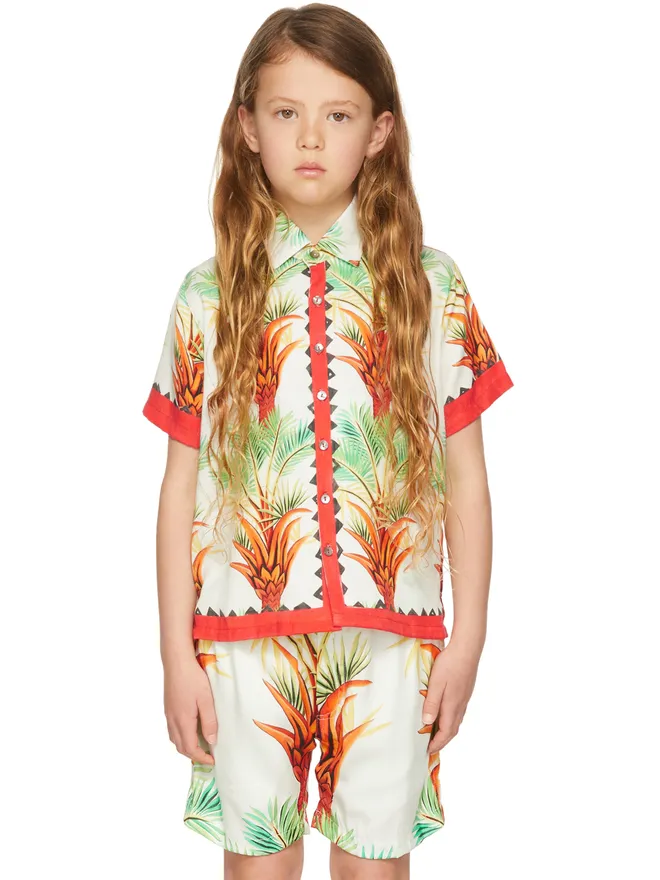 Endless Joy Endless Joy キッズ｜SSENSE限定 Date Palm 半袖シャツの商品画像
