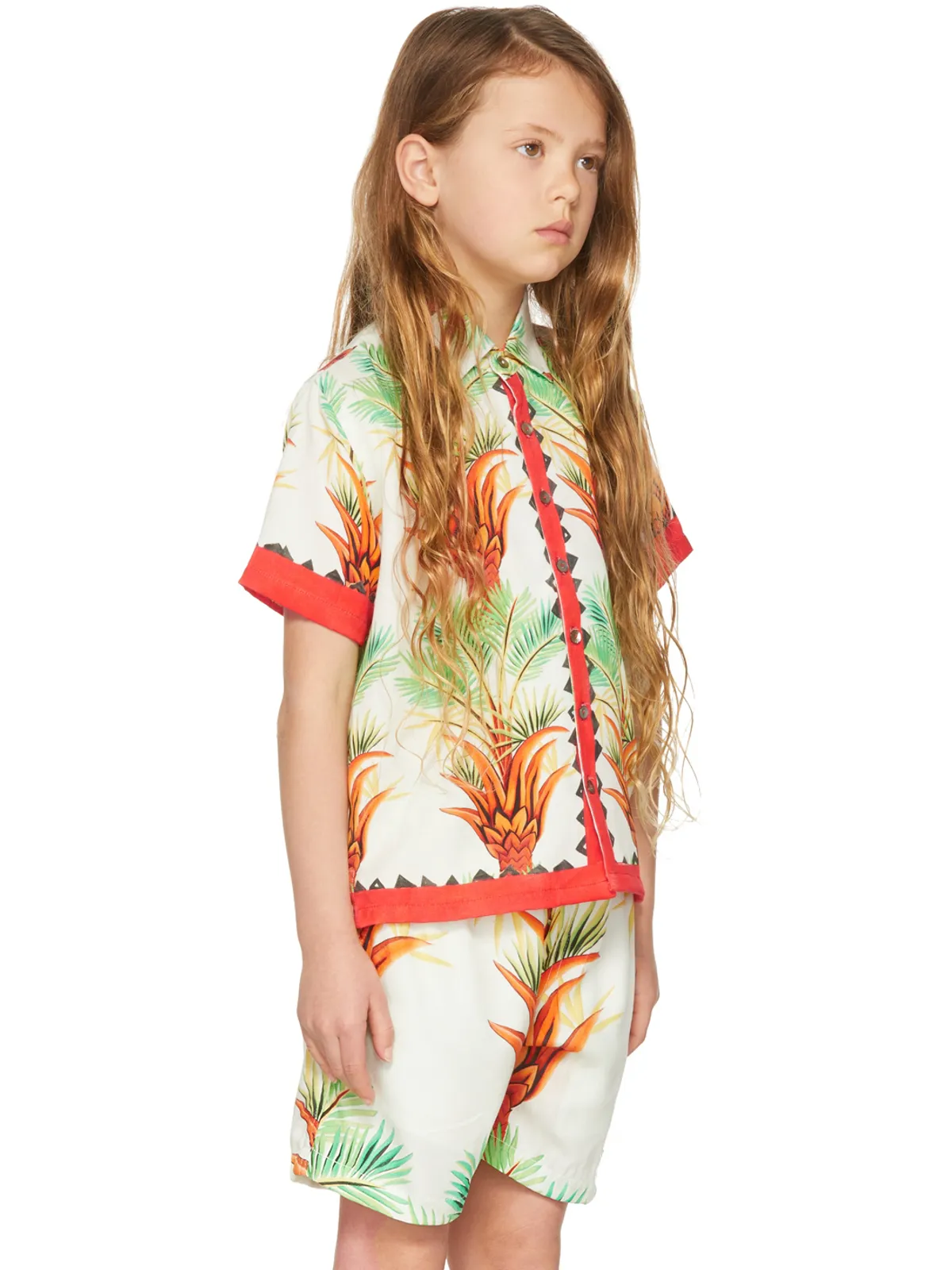 Endless Joy キッズ｜SSENSE限定 Date Palm 半袖シャツ - 画像2