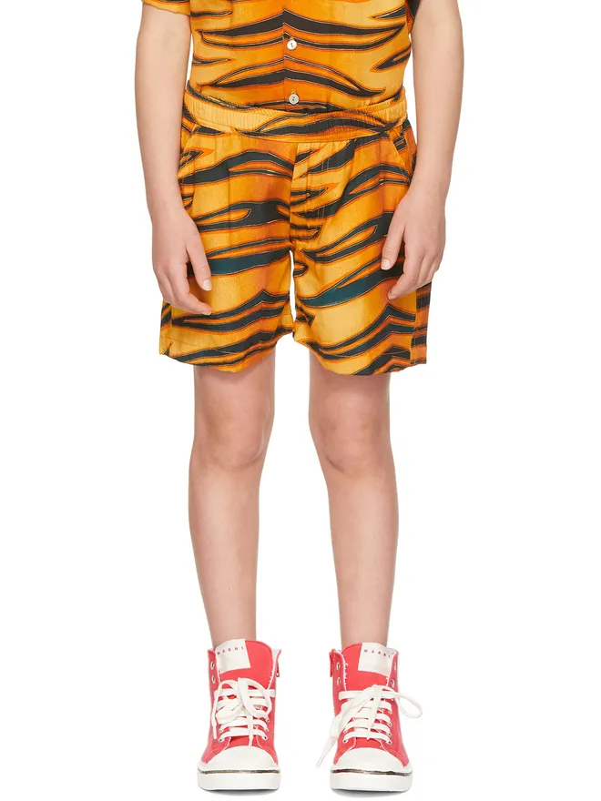 Endless Joy Endless Joy キッズ｜SSENSE限定 Harimau ショートパンツの商品画像