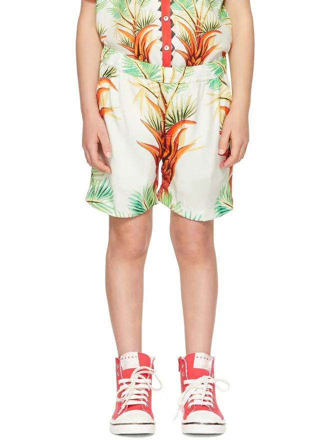 Endless Joy Endless Joy キッズ｜SSENSE限定 Date Palm ショートパンツの商品画像