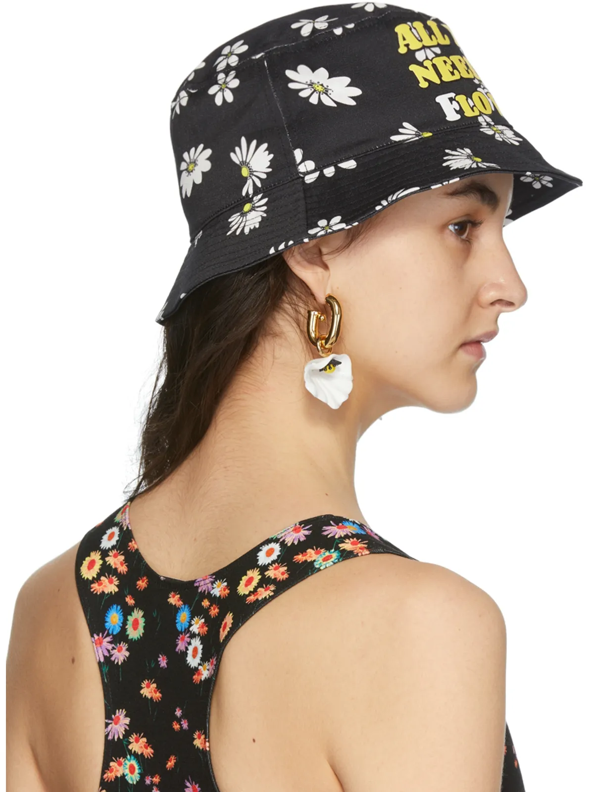 rabanne SSENSE 限定 Daisy バケット ハット - 画像3