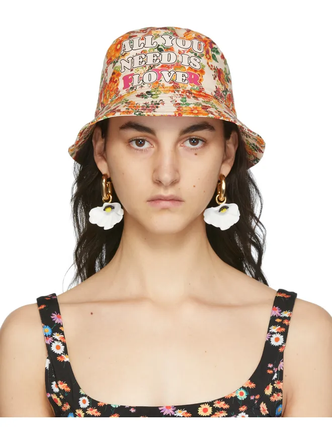 rabanne rabanne SSENSE 限定 Nacre Bob バケット ハットの商品画像