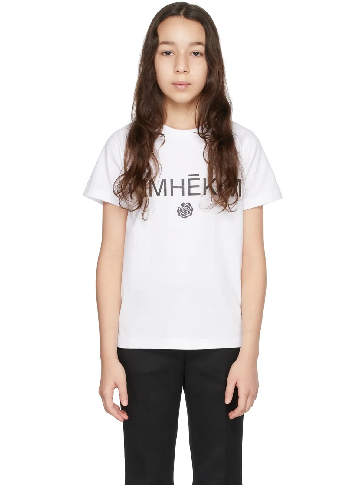 KIMHĒKIM キッズ｜ Rose ロゴ Tシャツ - 画像2