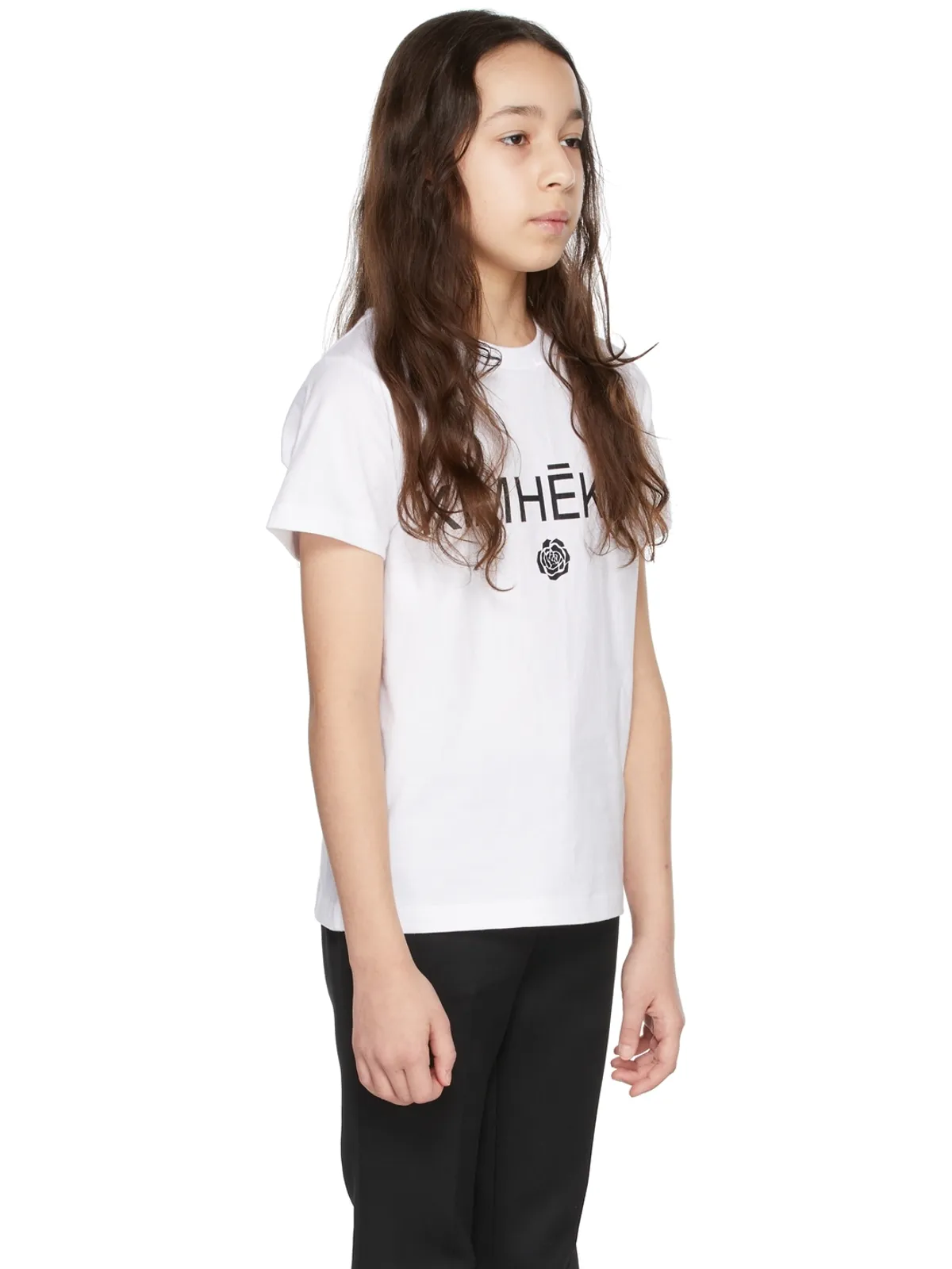 KIMHĒKIM キッズ｜ Rose ロゴ Tシャツ - 画像3