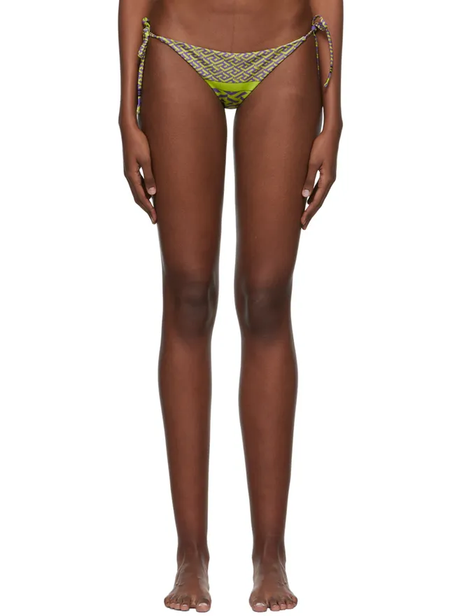 Versace Underwear Versace Underwear ラ グレカ ビキニボトムの商品画像