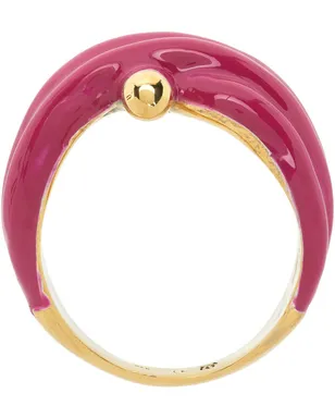 Marshall Columbia SSENSE限定 Alan Crocettiエディション ピンク Double Knot リング - サムネイル2