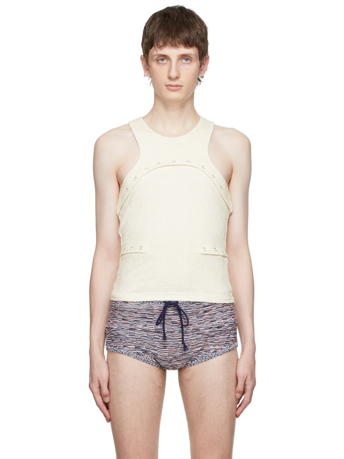 Eckhaus Latta Undone タンクトップ - 画像1