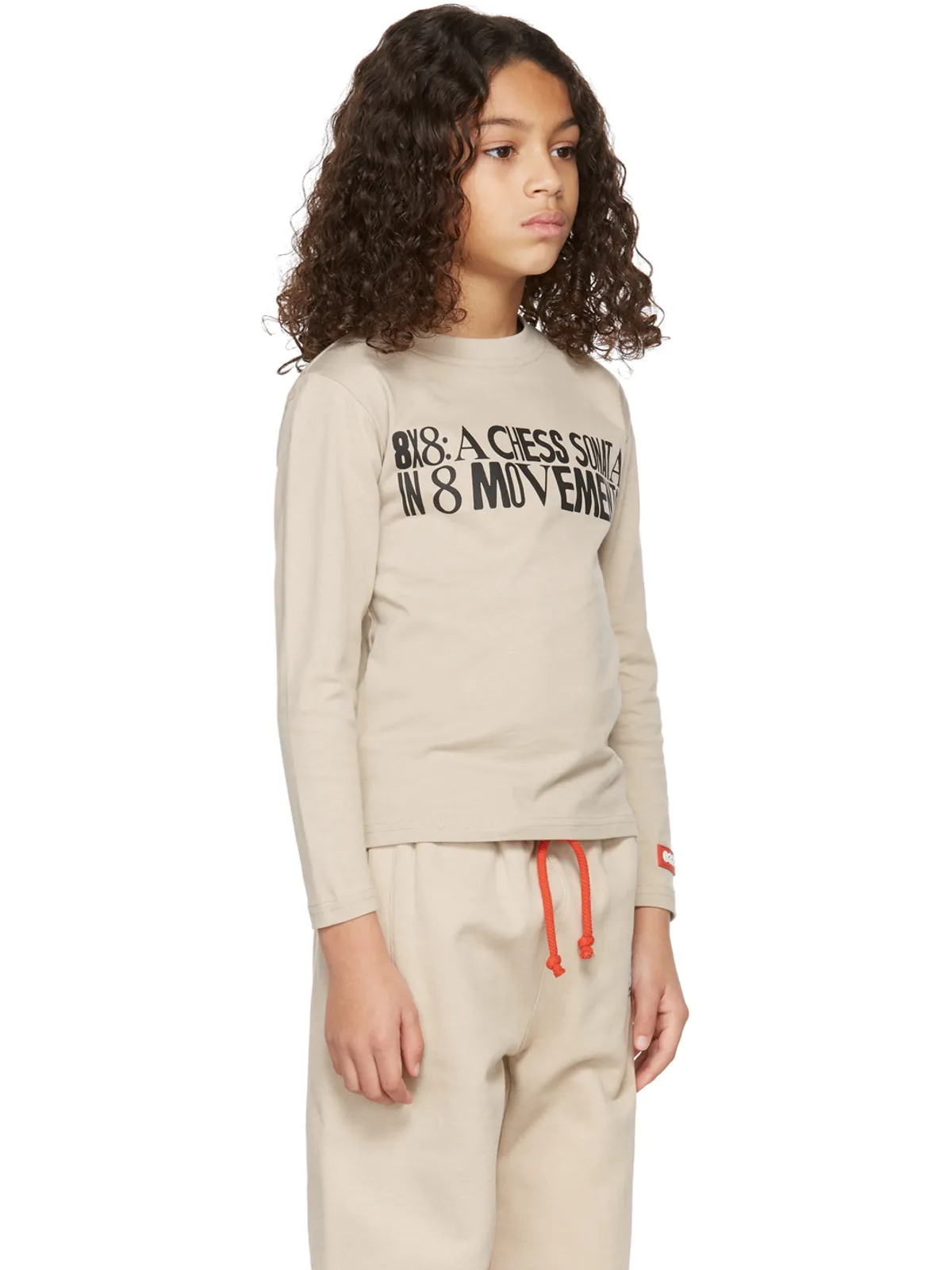 032c キッズ｜SSENSE 限定 Chess ロング スリーブ T シャツ - 画像3