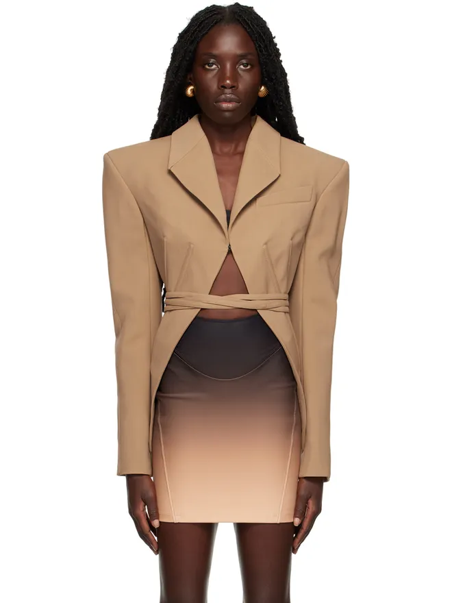 Mugler Mugler コルセット テーラードジャケットの商品画像