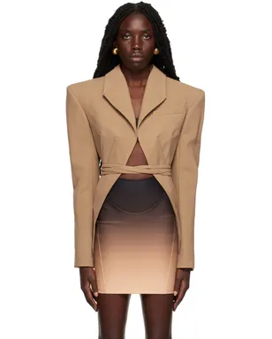 Mugler コルセット テーラードジャケット - サムネイル1