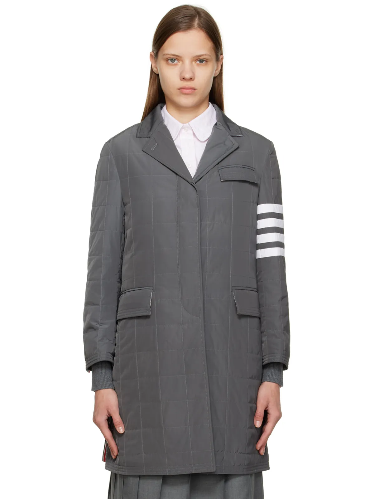 Thom Browne ダウン チェスターフィールドコート - 画像1