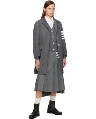 Thom Browne ダウン チェスターフィールドコート - サムネイル4