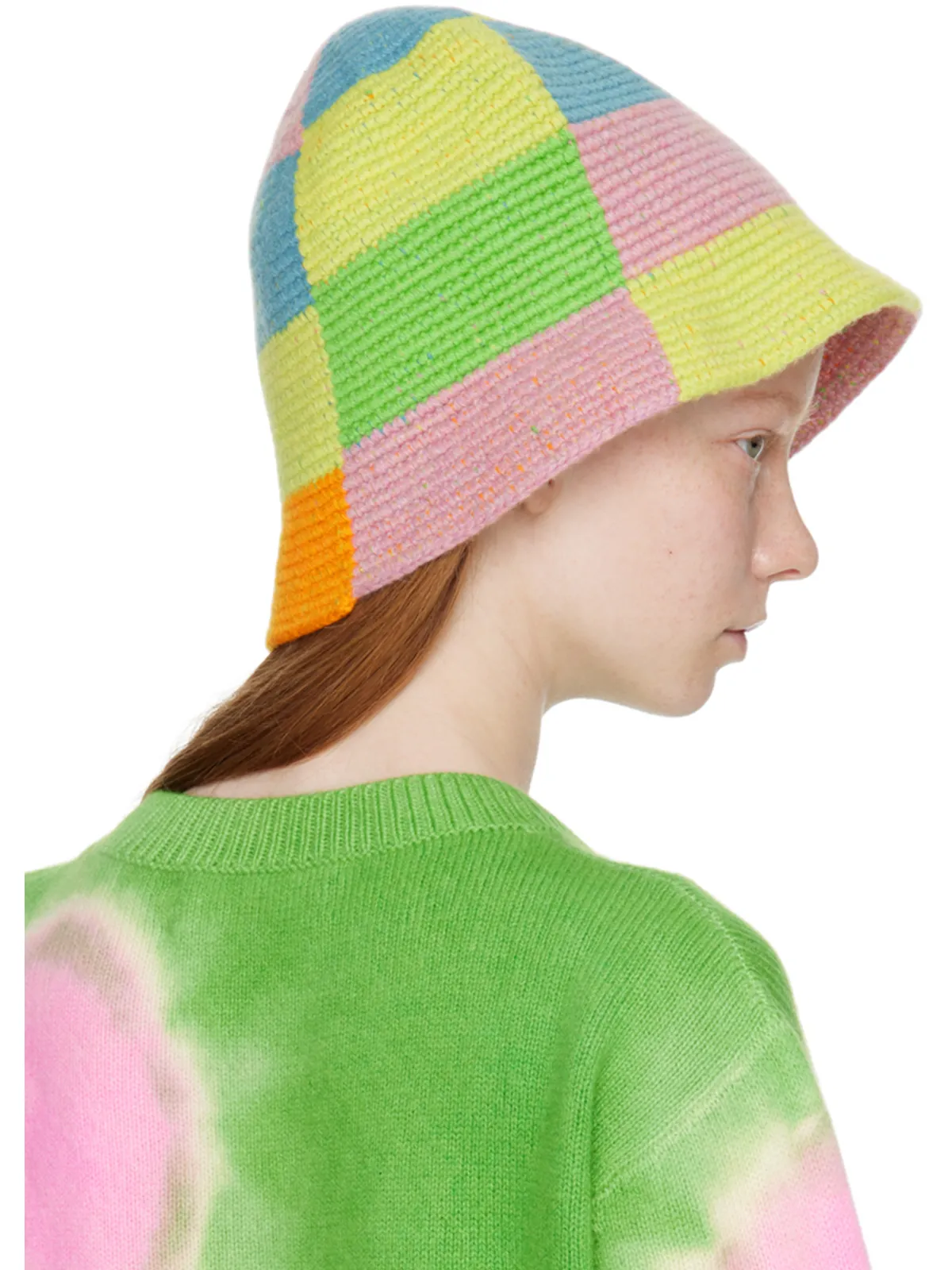The Elder Statesman Toy Checker バケットハット - 画像3