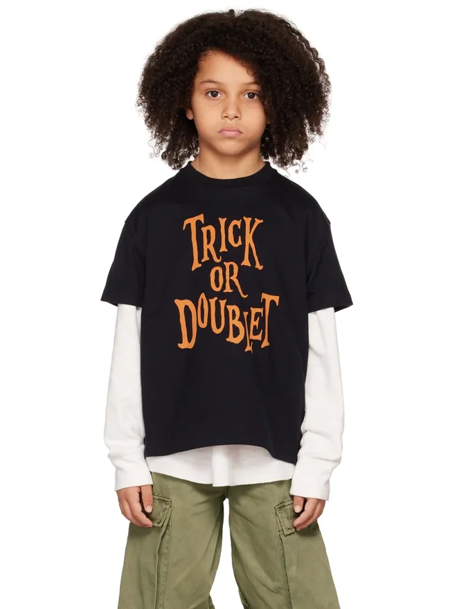 doublet doublet キッズ｜SSENSE限定 Trick Or Doublet Tシャツの商品画像