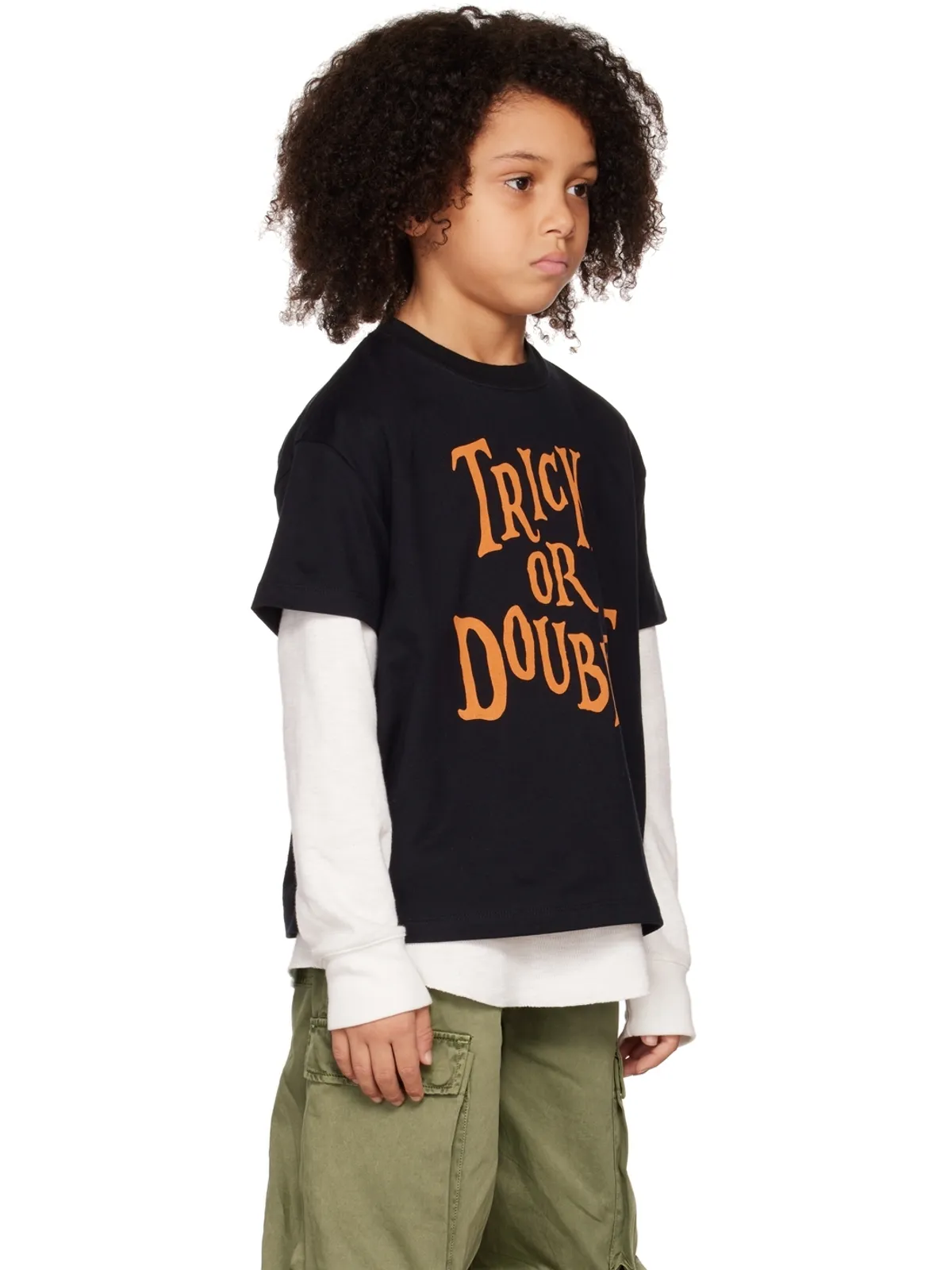 doublet キッズ｜SSENSE限定 Trick Or Doublet Tシャツ - 画像2