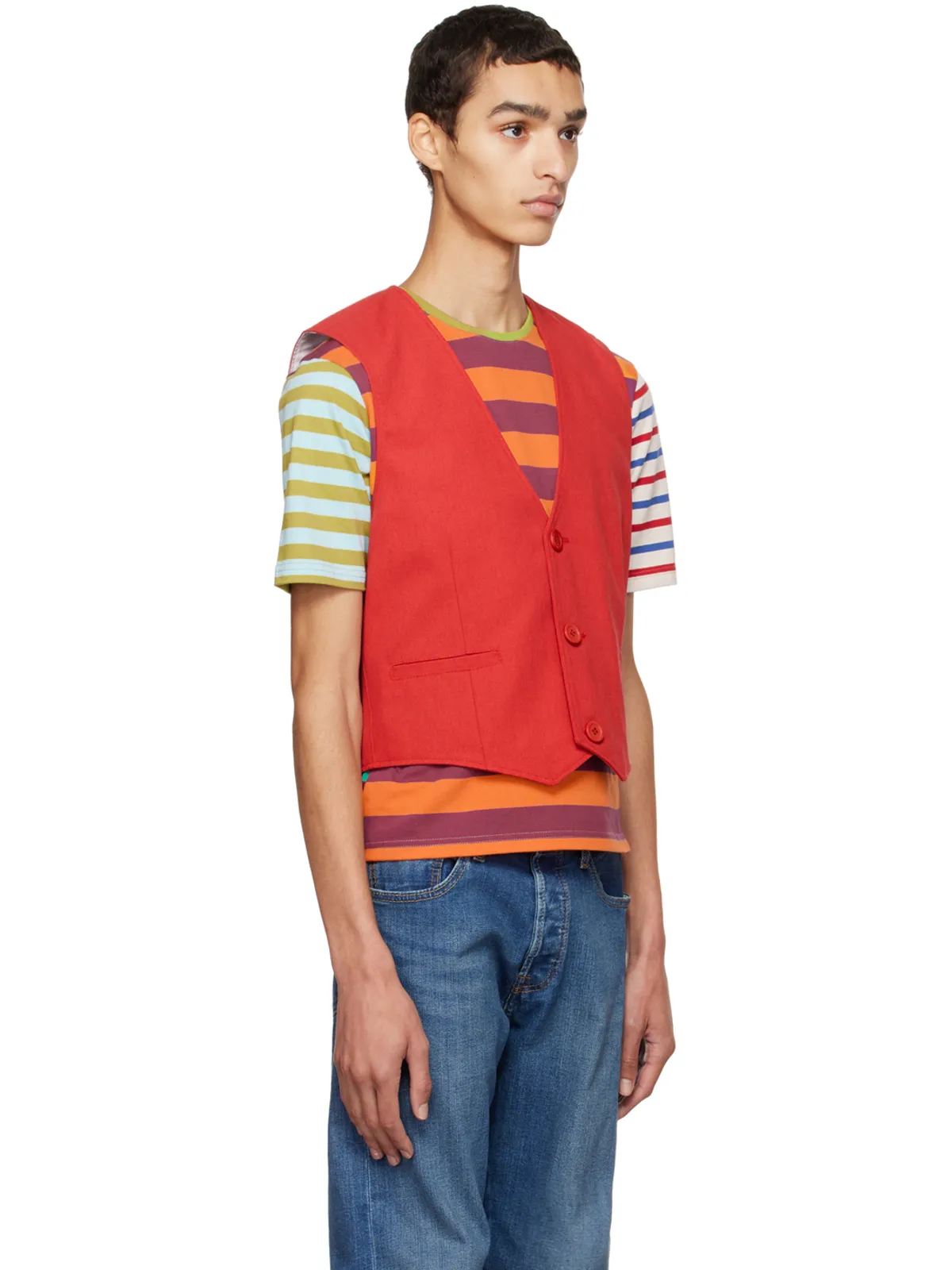Stockholm Surfboard Club SSENSE限定 ベスト - 画像2