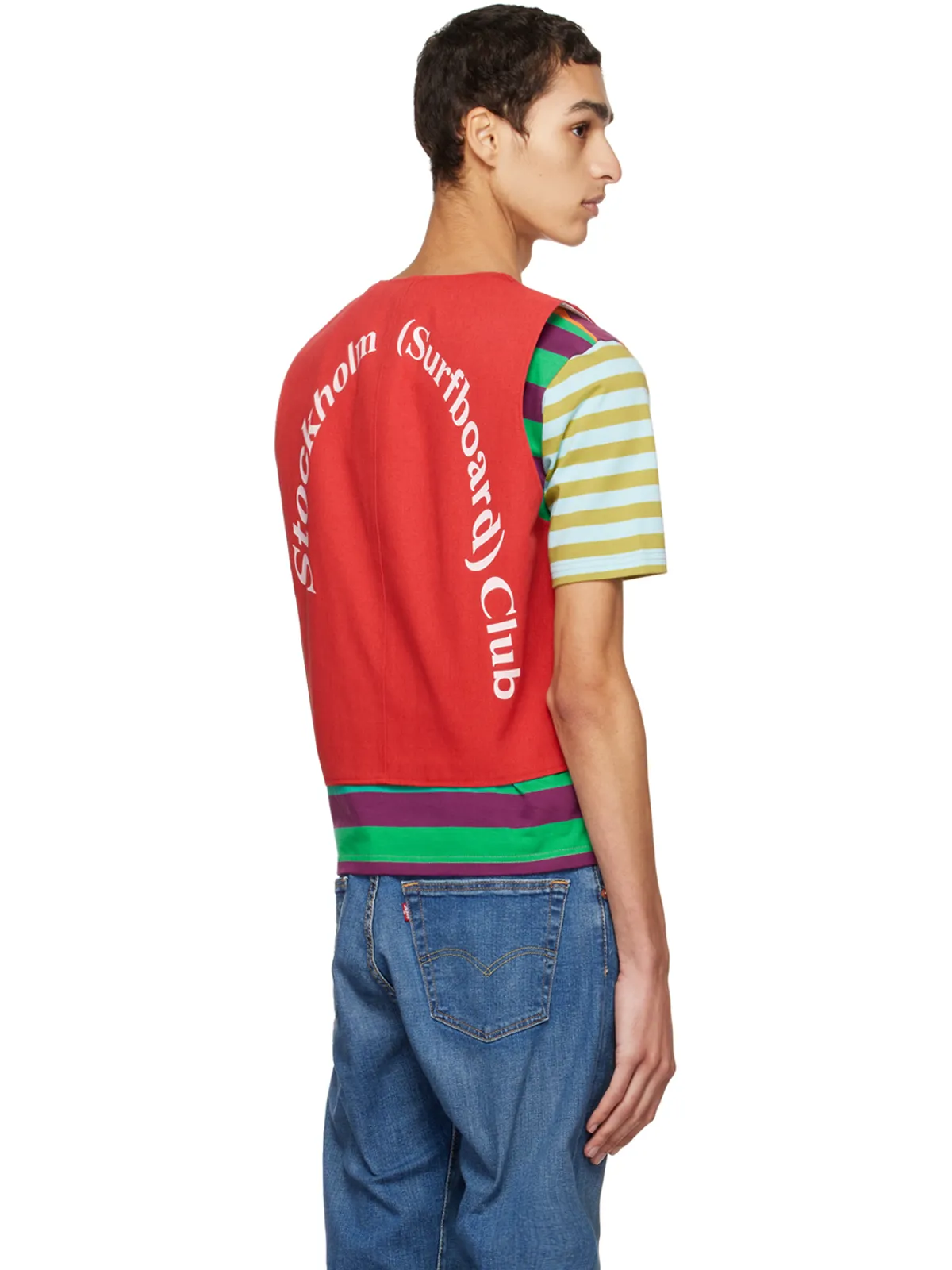 Stockholm Surfboard Club SSENSE限定 ベスト - 画像3