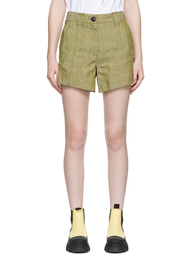 Ganni Ganni リネン ショートパンツの商品画像