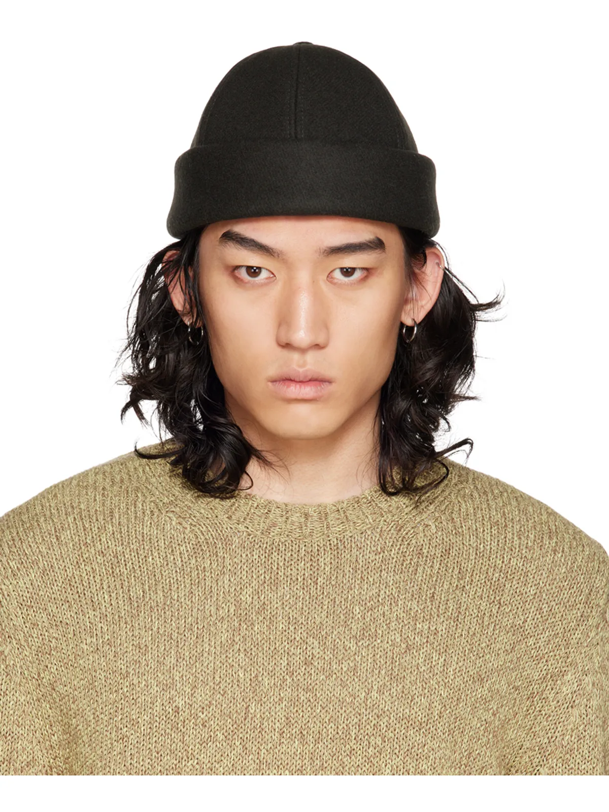 Jil Sander ロールドブリム ビーニー - 画像1