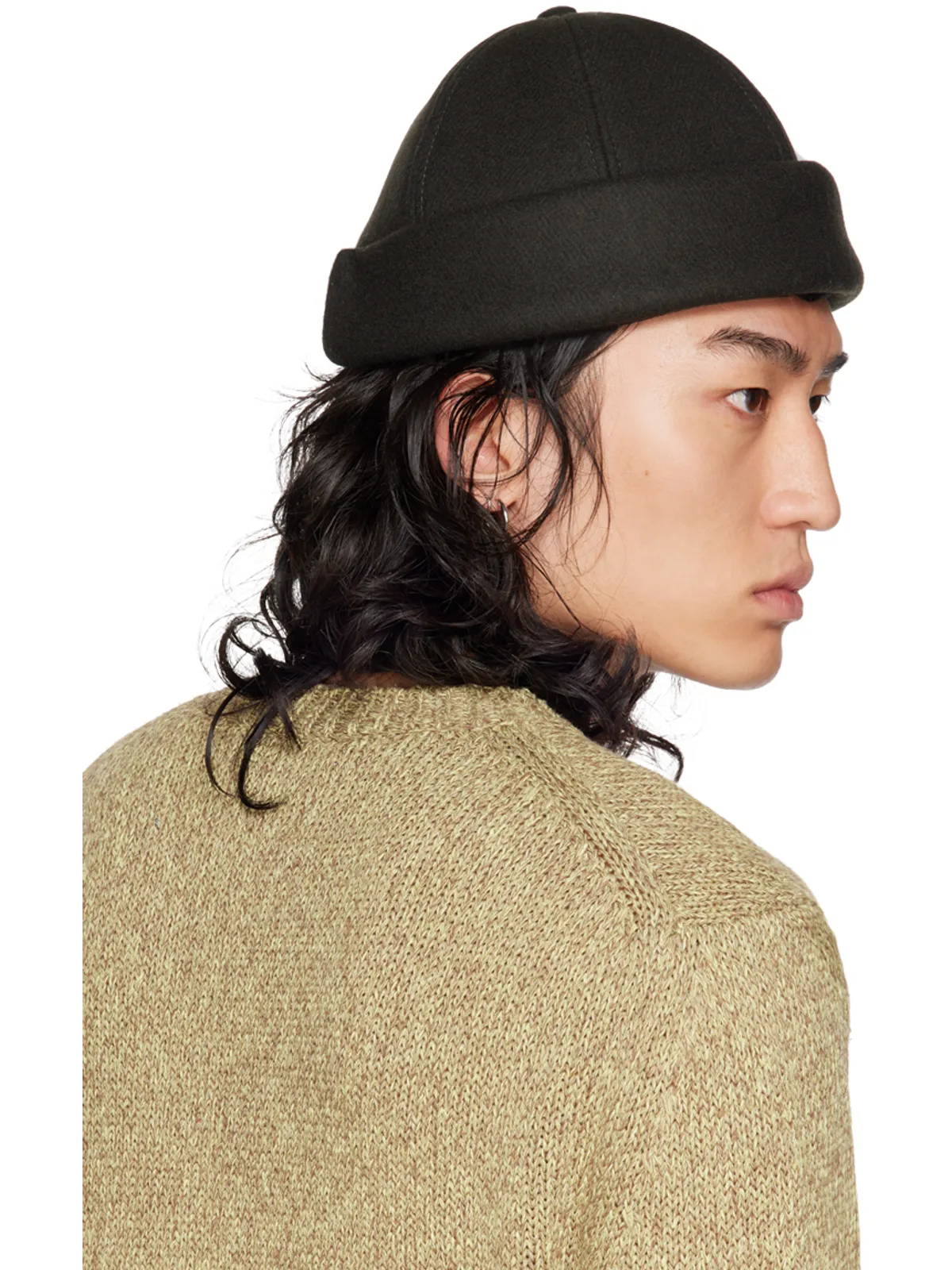 Jil Sander ロールドブリム ビーニー - 画像3