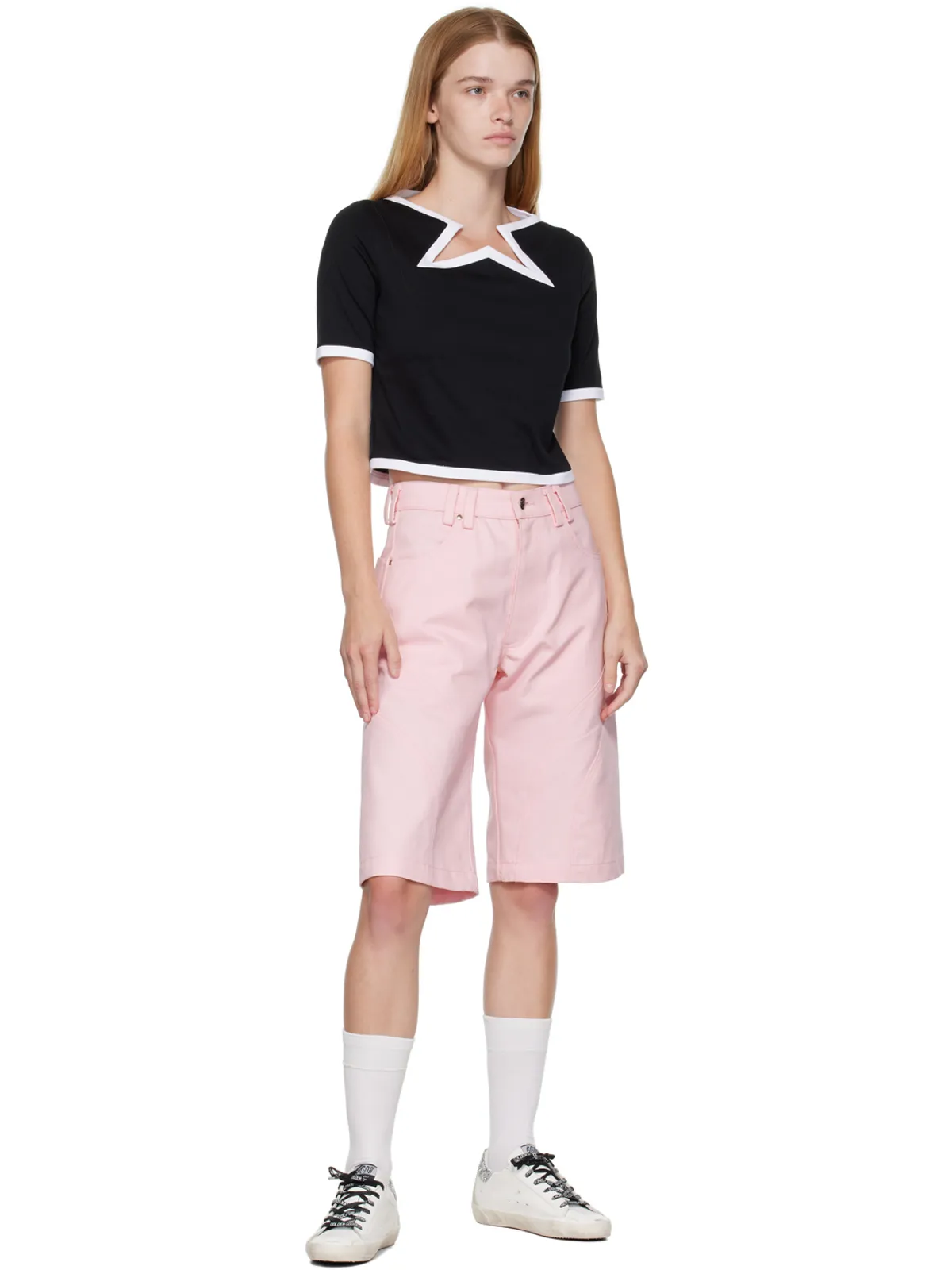 Golden Goose SSENSE限定 Superstar スニーカー - 画像5