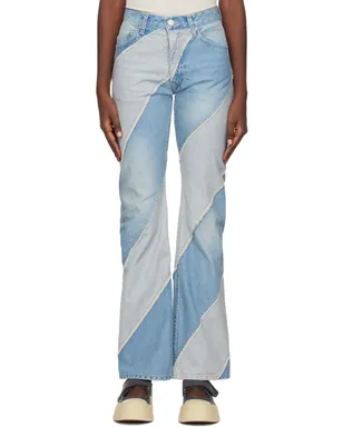 PERVERZE SSENSE限定 ナノミスト Denim-Bias Line ジーンズ - サムネイル1