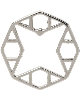 1017 ALYX 9SM シルバー Circle シングルピアス - サムネイル1