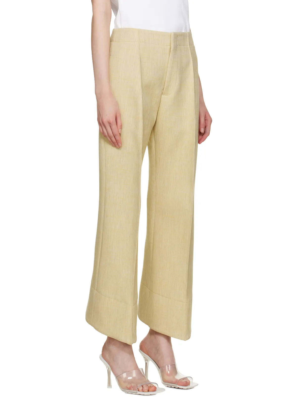 Bottega Veneta カーブド トラウザーズ - 画像2