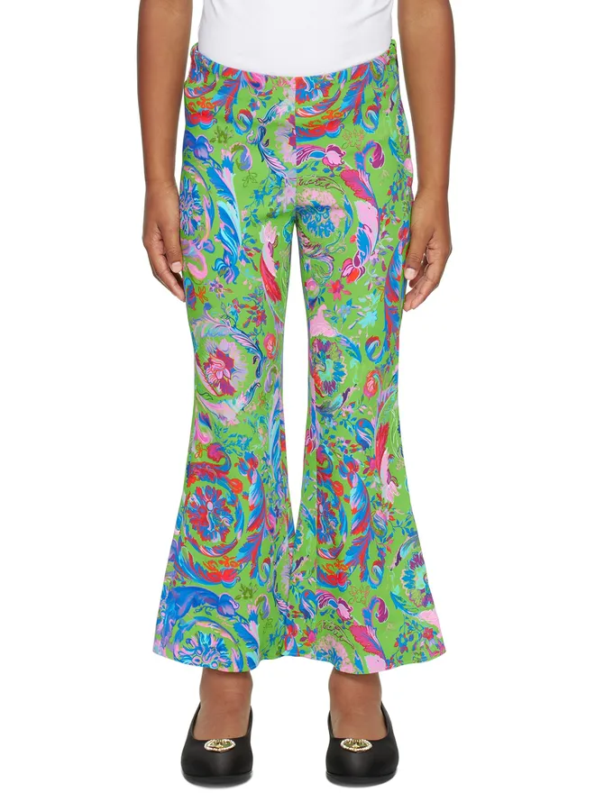 VERSACE VERSACE キッズ｜ Kaleidoscopic バロッコ トラウザーズの商品画像