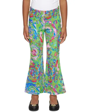 VERSACE キッズ｜ Kaleidoscopic バロッコ トラウザーズ - サムネイル1