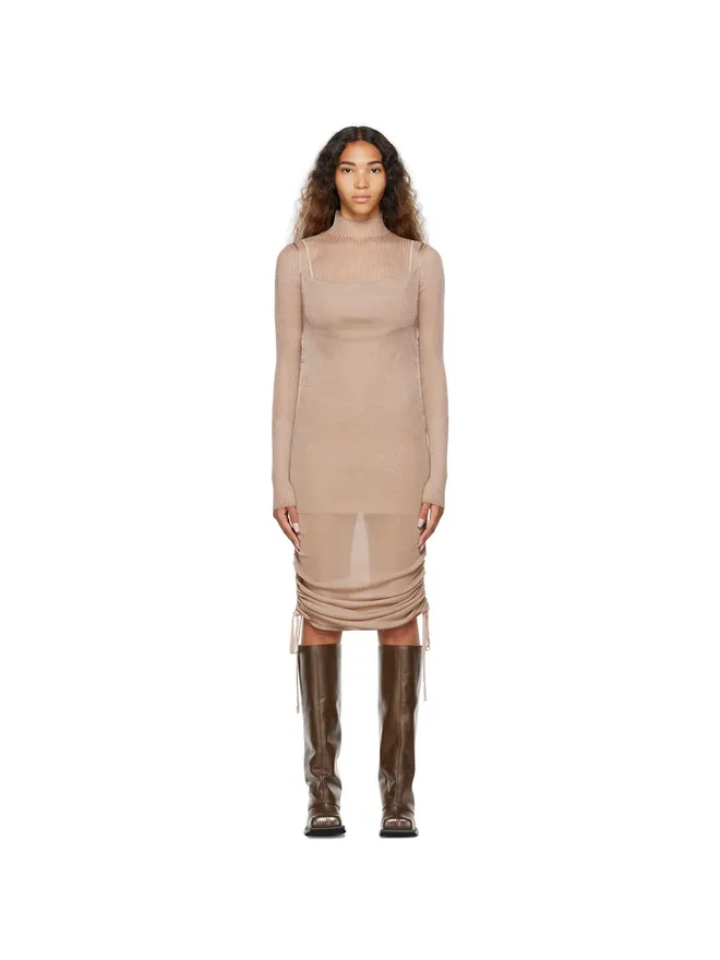 Dion Lee Dion Lee ドレープ ミニドレスの商品画像
