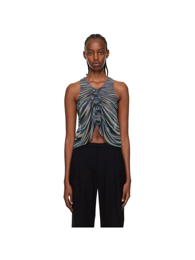 Dion Lee Dion Lee シャーリング ドレープ トップスの商品画像
