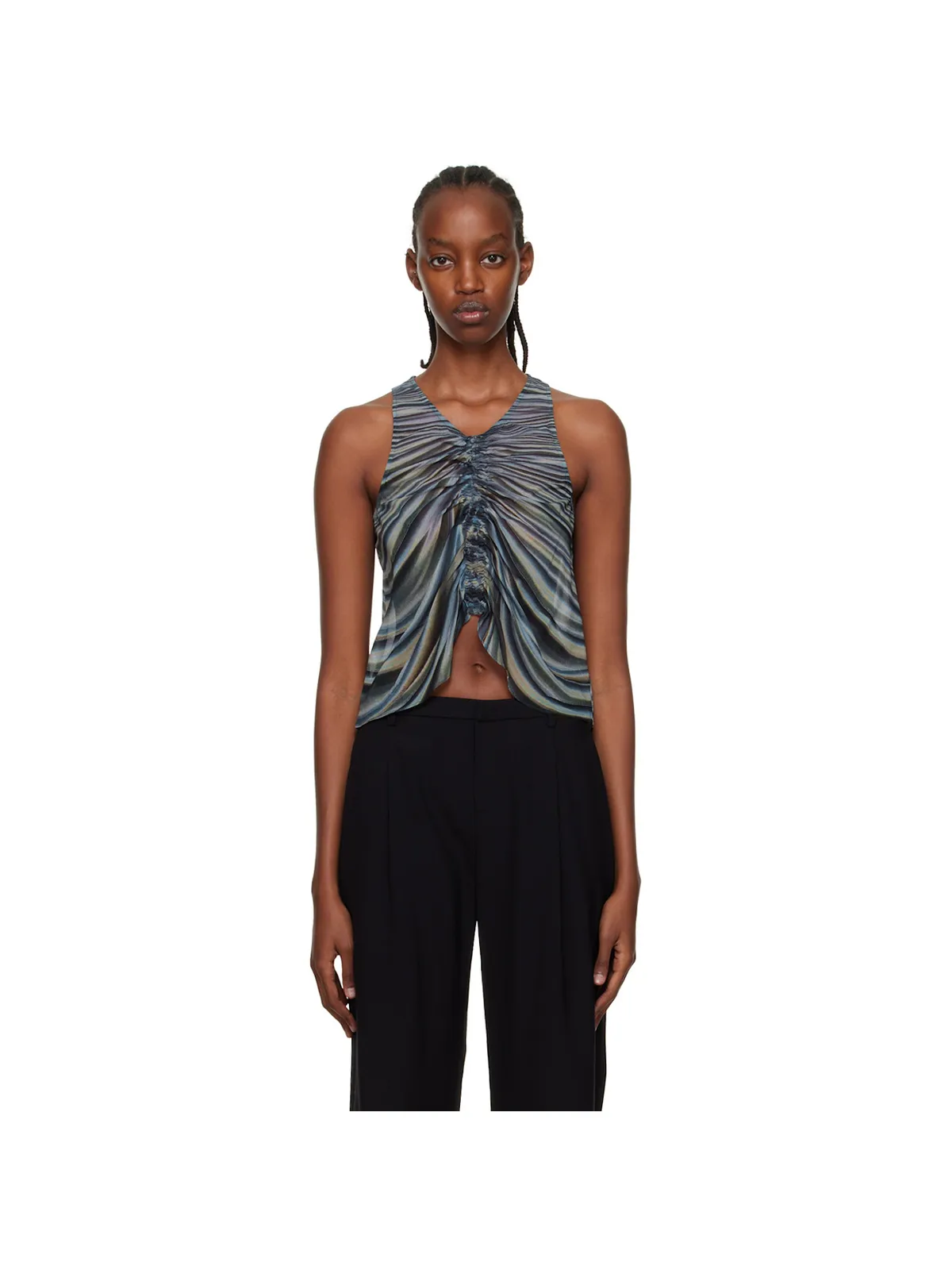 Dion Lee シャーリング ドレープ トップス - 画像1