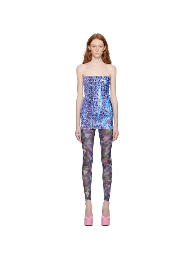 Sinead Gorey Sinead Gorey Swirl リバーシブル ミニドレスの商品画像