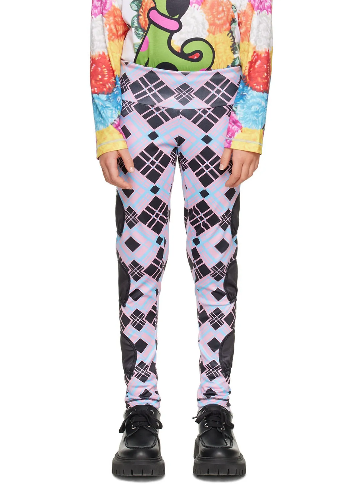 Chopova Lowena キッズ｜SSENSE限定 Tartan Tennis Ball レギンス - 画像1