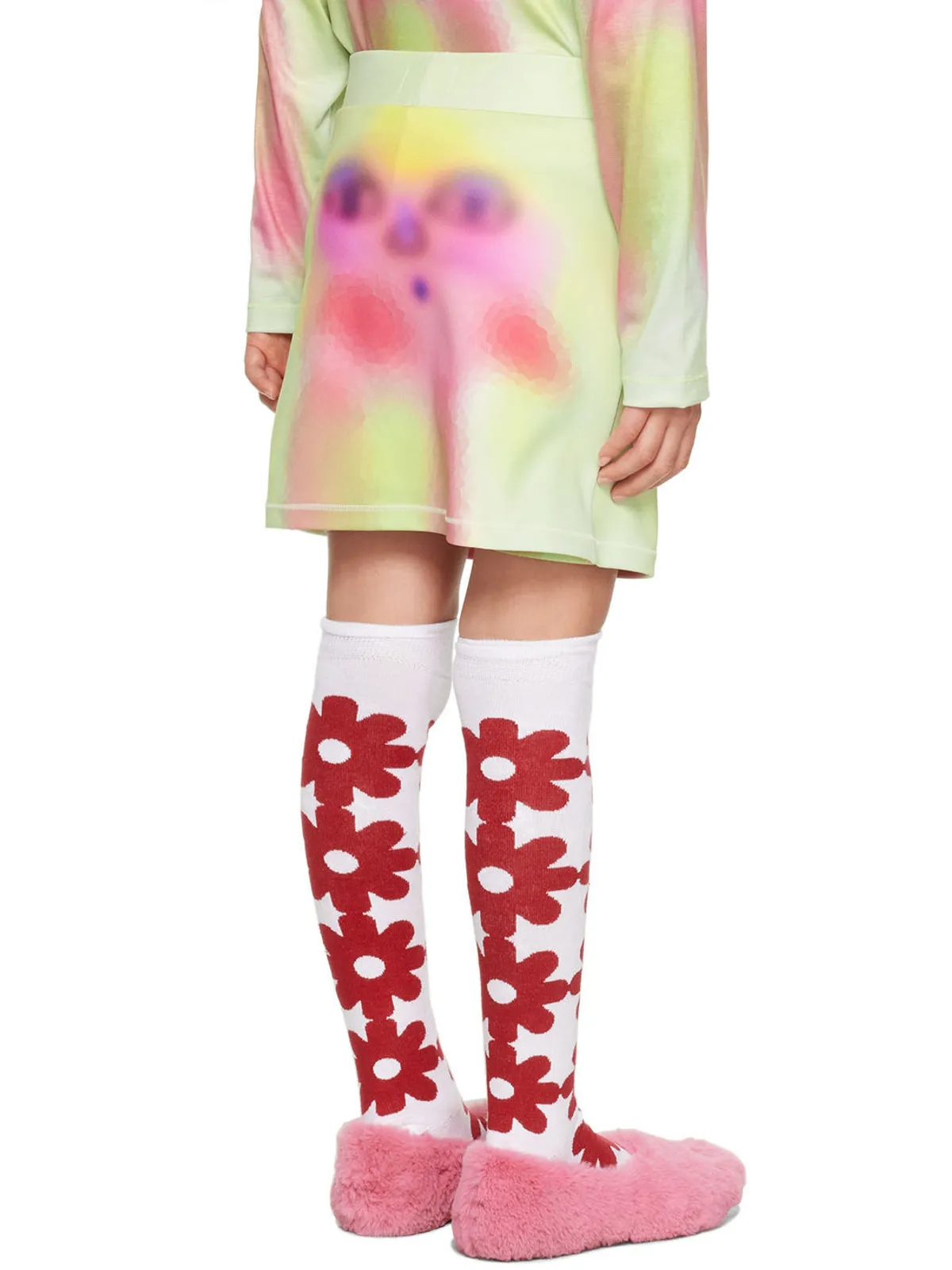 Chopova Lowena キッズ｜SSENSE限定 Spray Paint Alien スコート - 画像3