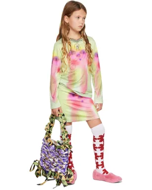 Chopova Lowena キッズ｜SSENSE限定 Spray Paint Alien スコート - サムネイル4