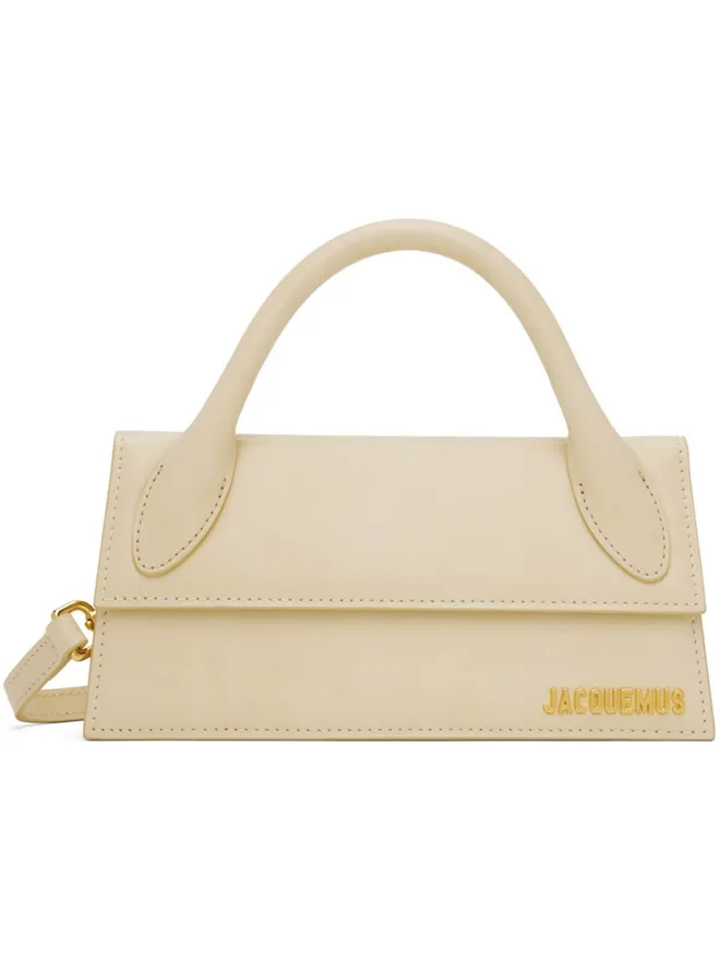 JACQUEMUS JACQUEMUS Le Papierコレクション オフホワイト Le Chiquito Long クラッチの商品画像
