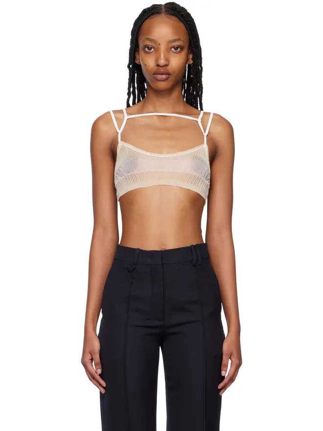 JACQUEMUS JACQUEMUS Le Papierコレクション ベージュ Le Bandeau Sognu ブラの商品画像
