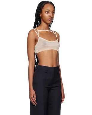 JACQUEMUS Le Papierコレクション ベージュ Le Bandeau Sognu ブラ - サムネイル2