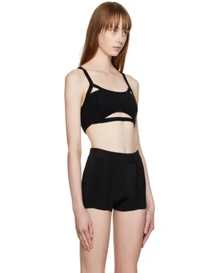 JACQUEMUS Le Papierコレクション ブラック Le Bandeau Bellinu ブラ - サムネイル2
