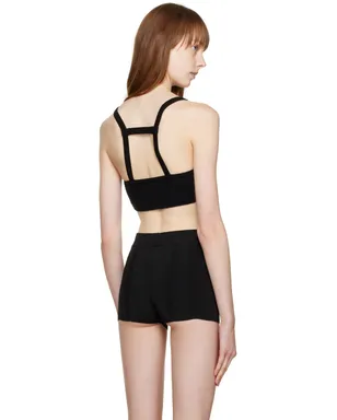 JACQUEMUS Le Papierコレクション ブラック Le Bandeau Bellinu ブラ - サムネイル3