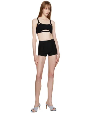JACQUEMUS Le Papierコレクション ブラック Le Bandeau Bellinu ブラ - サムネイル4