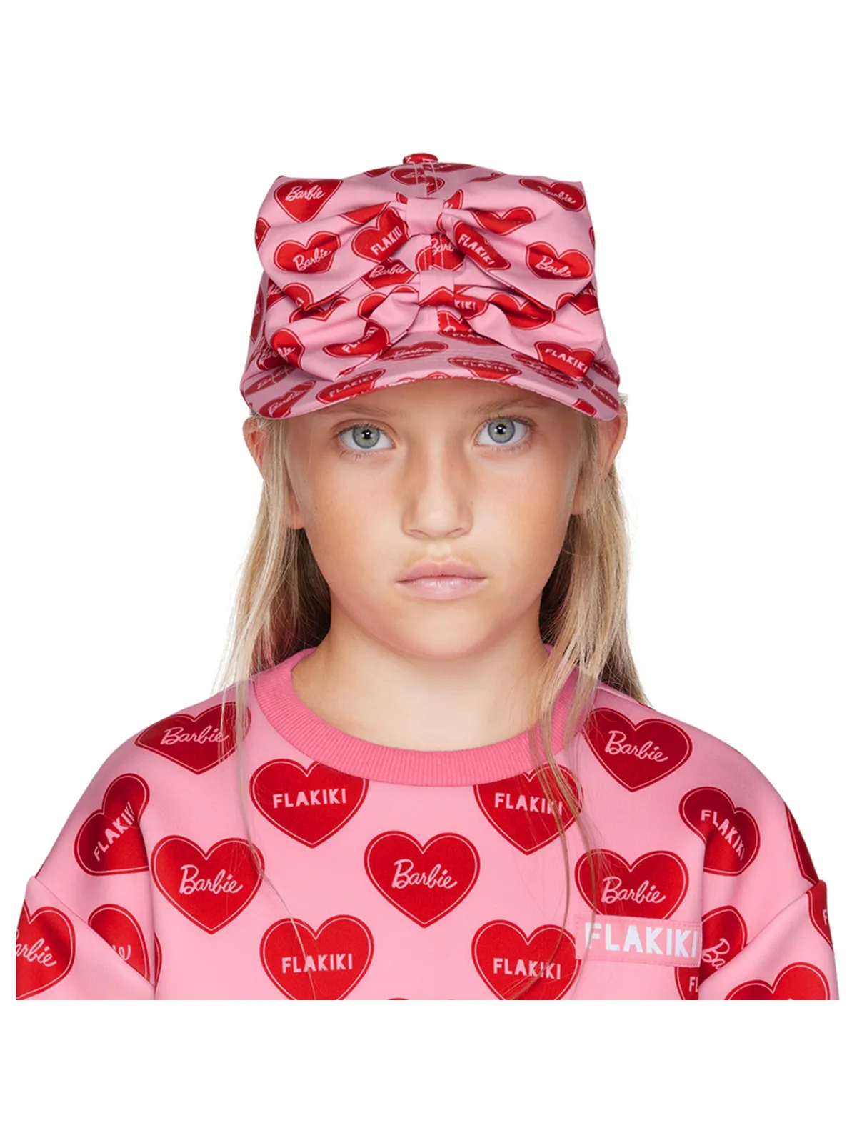 FLAKIKI キッズ｜SSENSE限定 Barbieコレクション ピンク キャップ - 画像1